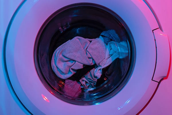 Limpiar la goma lavadora